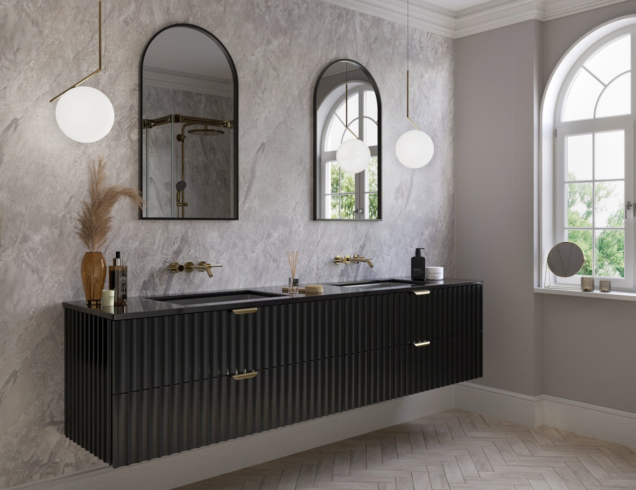 Showerwall Tacoma Marble Wall Panel (Plywood)
