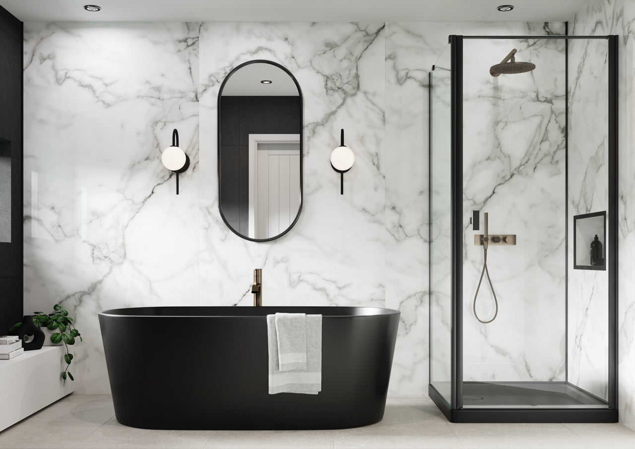 Showerwall Veneto Marble Wall Panel (EgMDF)