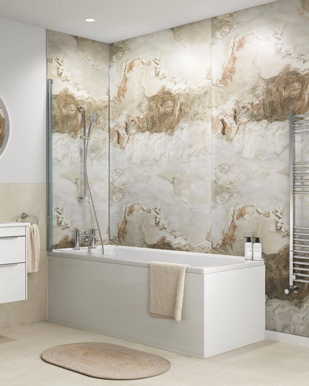Showerwall Mocha Wall Panel (Plywood)