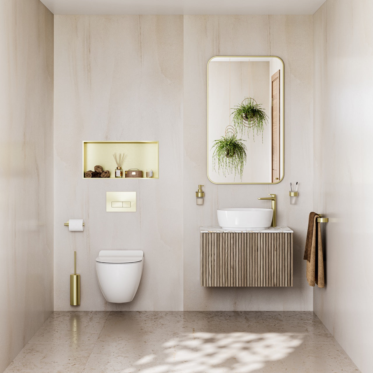 Showerwall Indiana Limestone Wall Panel (WPC)