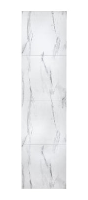 Showerwall White Marble Satin Wall Panel