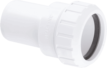 Surefit Straight Connector HDPE Waste Pipe to Soil Pipe Branch