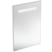 Mirror with light and anti-steam