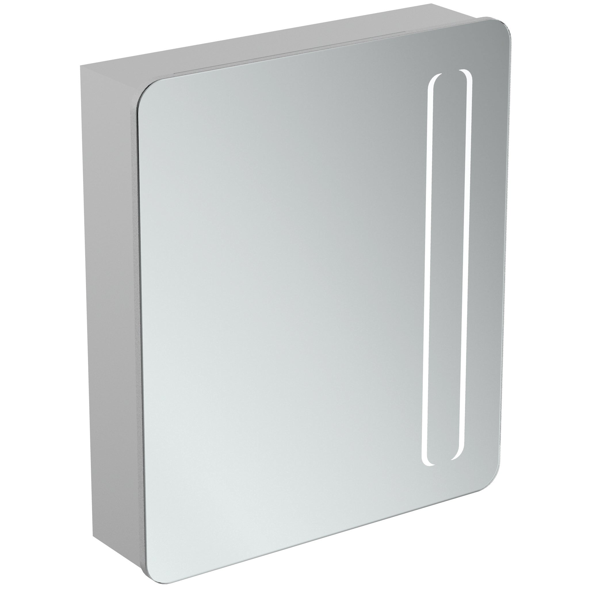 60cm Mirror cabinet with bottom ambient and front light