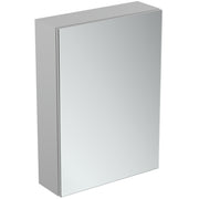 Mirror cabinet with bottom ambient light