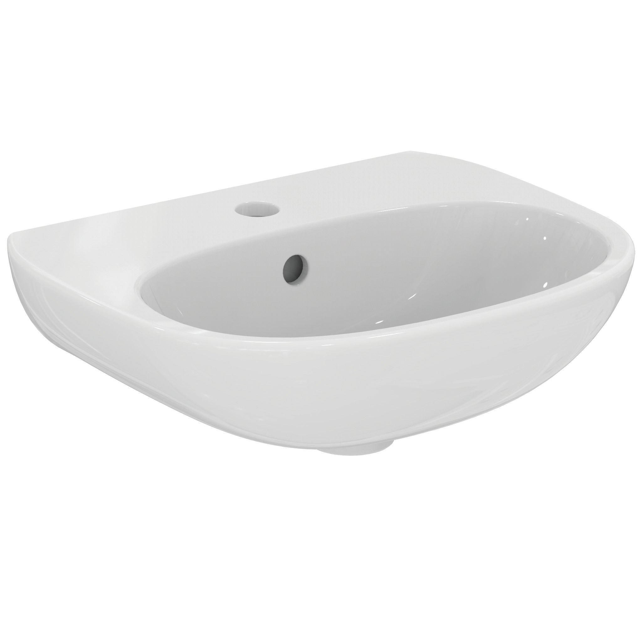 Tesi 45cm handrinse basin, one taphole
