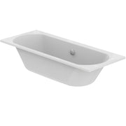 Tesi 170 x 70cm water saving double ended bath - no tap holes