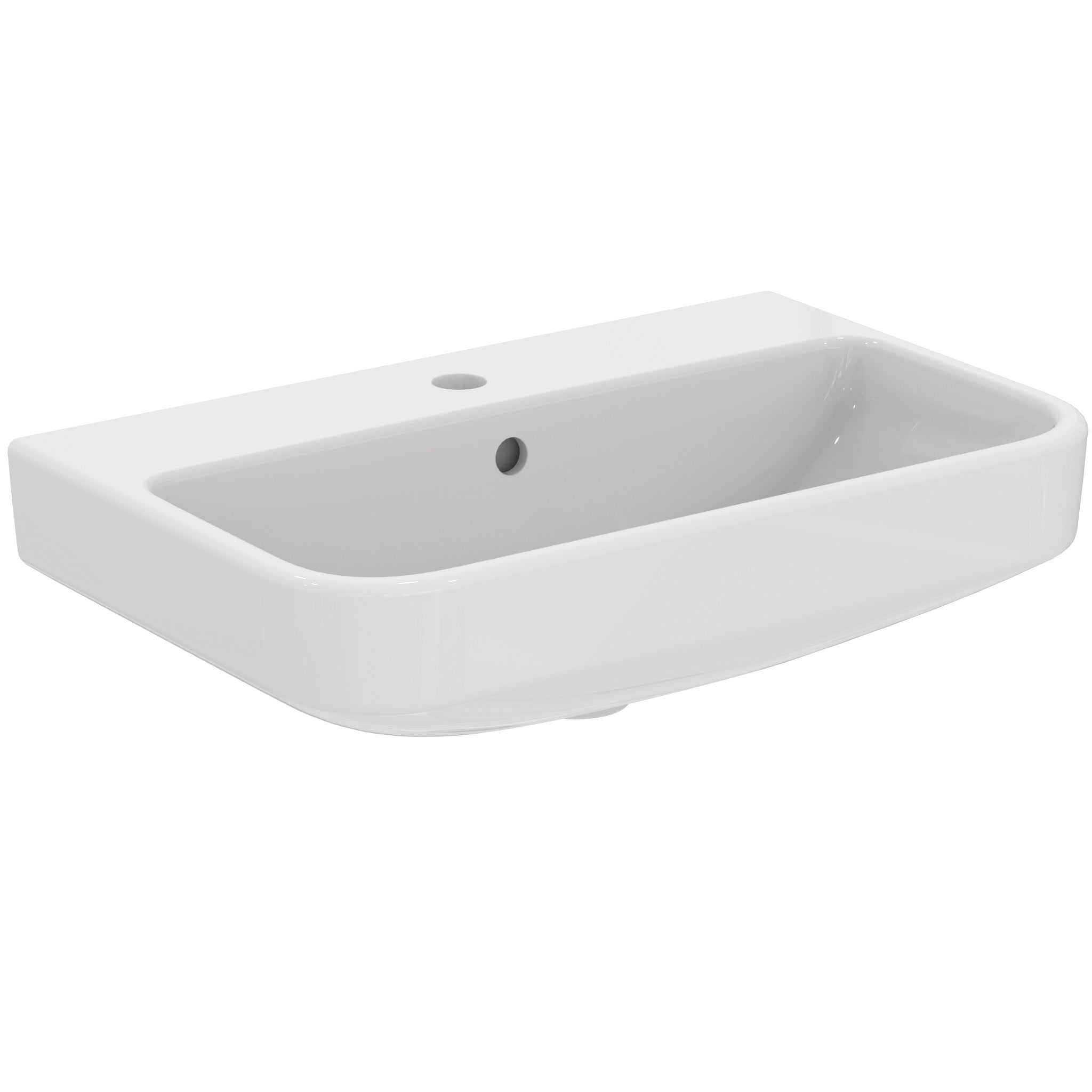 i.life S compact washbasin, one taphole