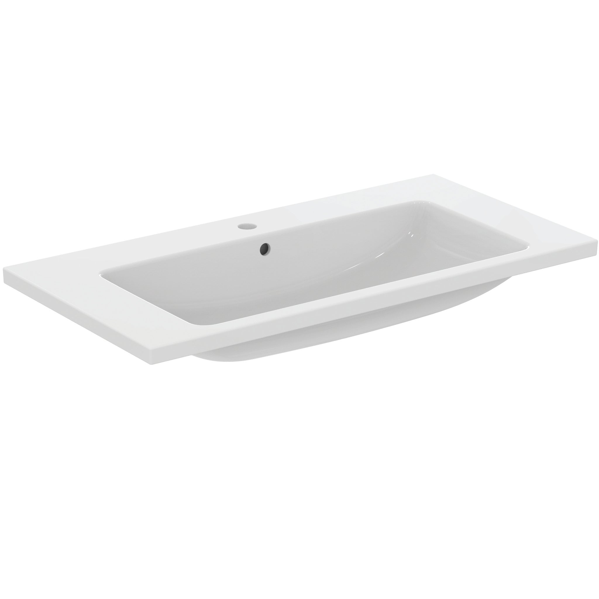 i.life B vanity washbasin, one taphole