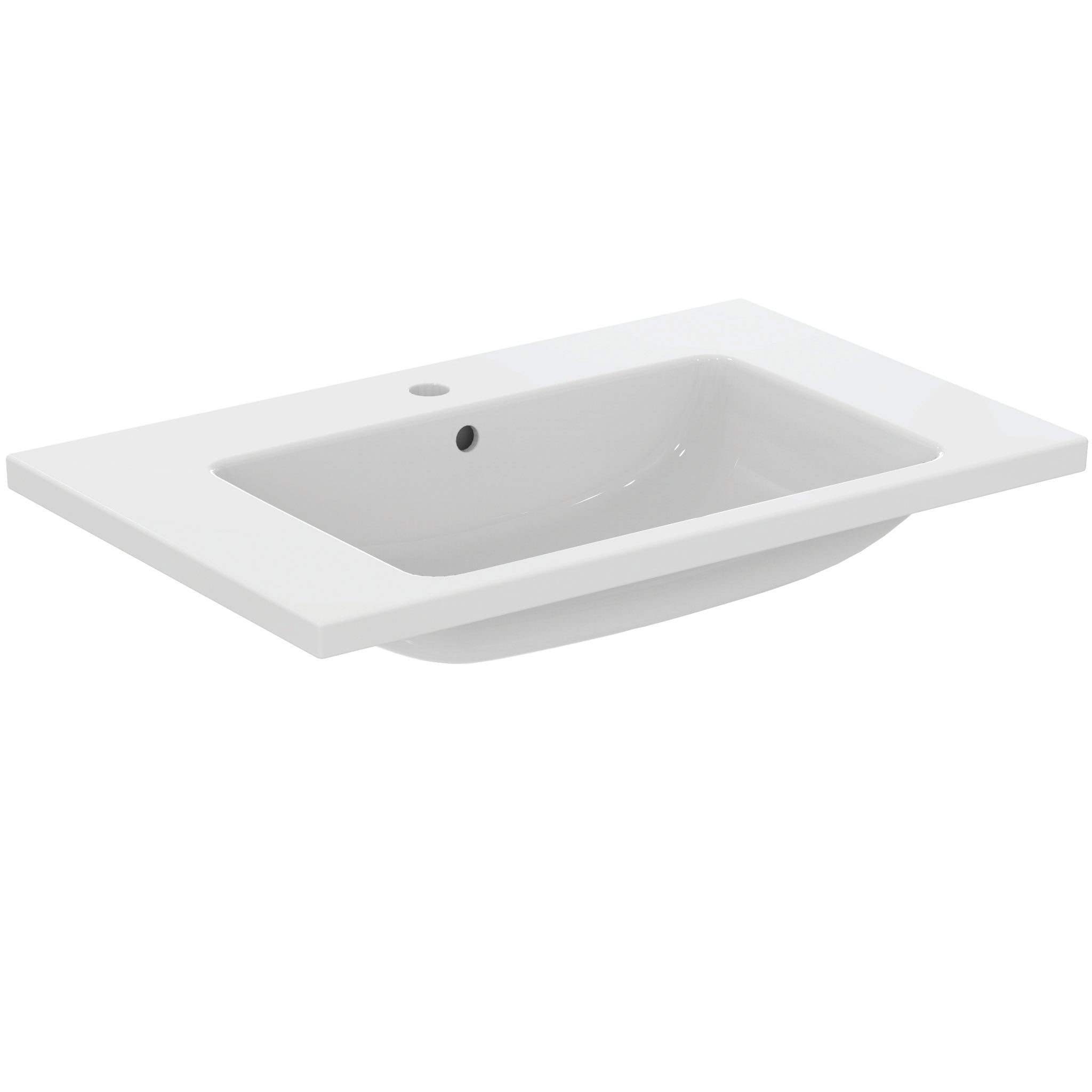 i.life B vanity washbasin, one taphole