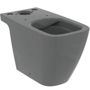 i.life B Close coupled open toilet bowl, gloss grey