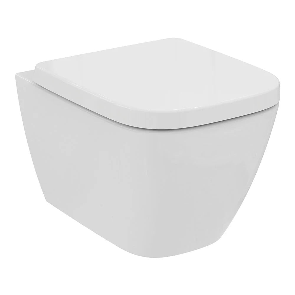 i.life B wall mounted wc bowl with horizontal outlet and rimls+ technology