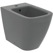i.life B Back to wall bidet, gloss grey