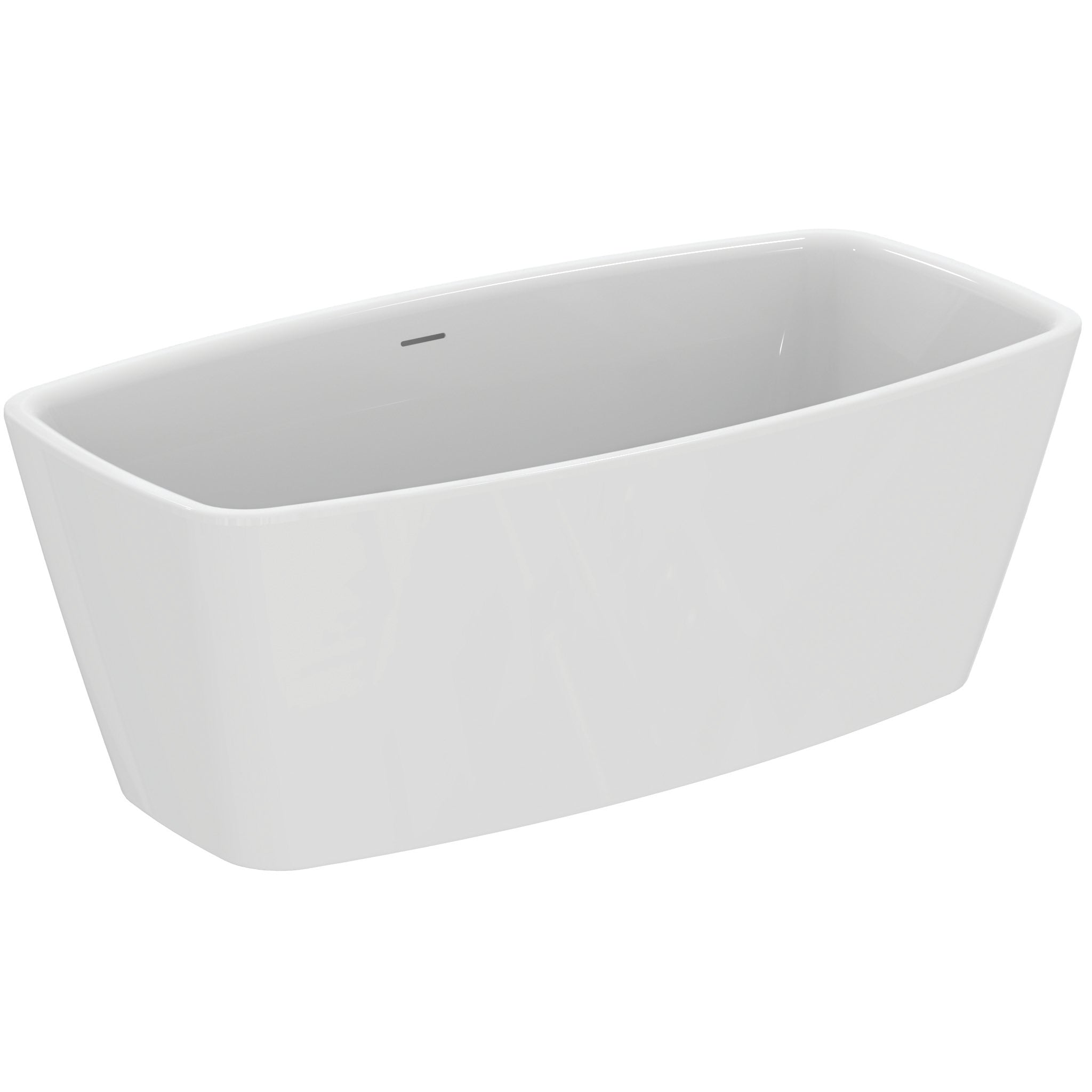 Adapto freestanding bath with clicker waste and slotted overflow