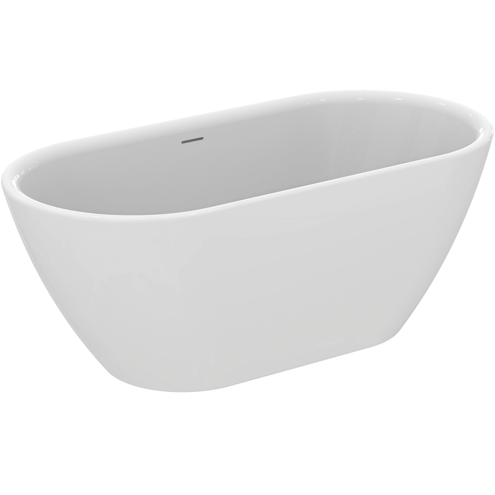Adapto freestanding bath with clicker waste and slotted overflow