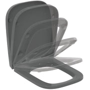 i.life B Seat & cover, slow close, gloss grey