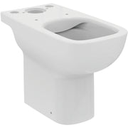 i.life A close coupled, comfort height wc bowl with horizontal outlet and rimls+ technology, boxed