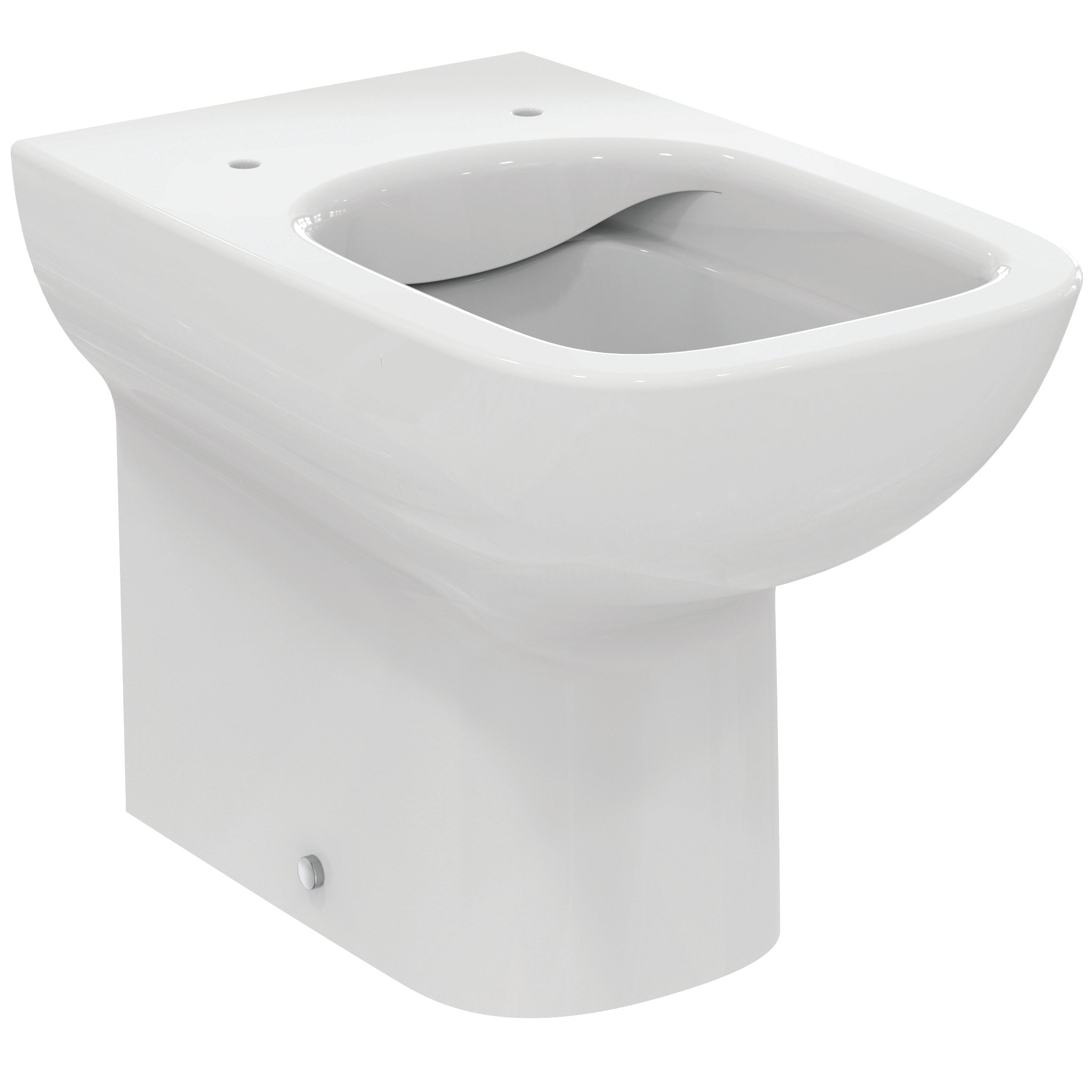 i.life A close coupled compact back to wall wc bowl with horizontal outlet and rimls+ technology