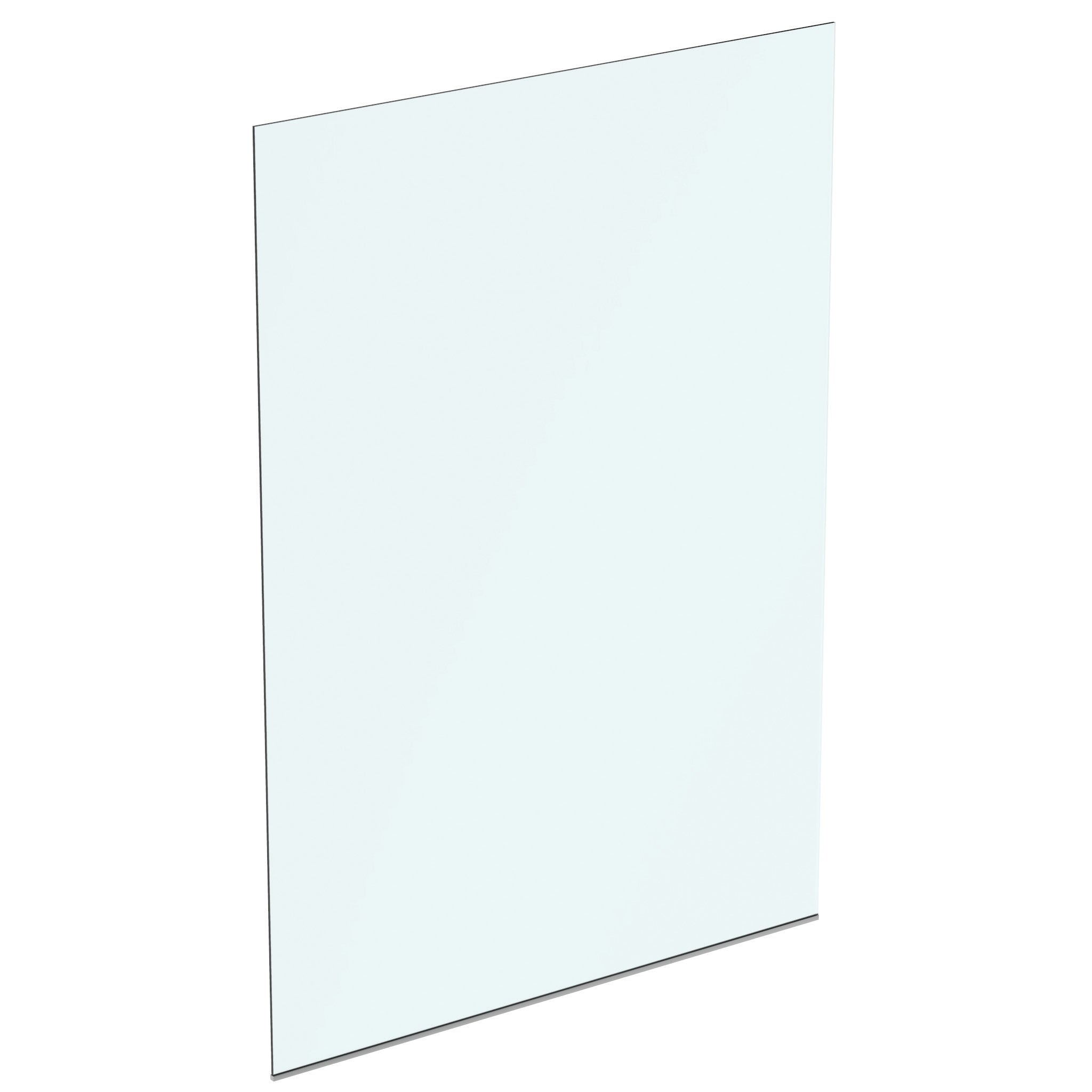 IS i.life Dual Access Wet Room panel with Idealclean clear glass - bright silver finish