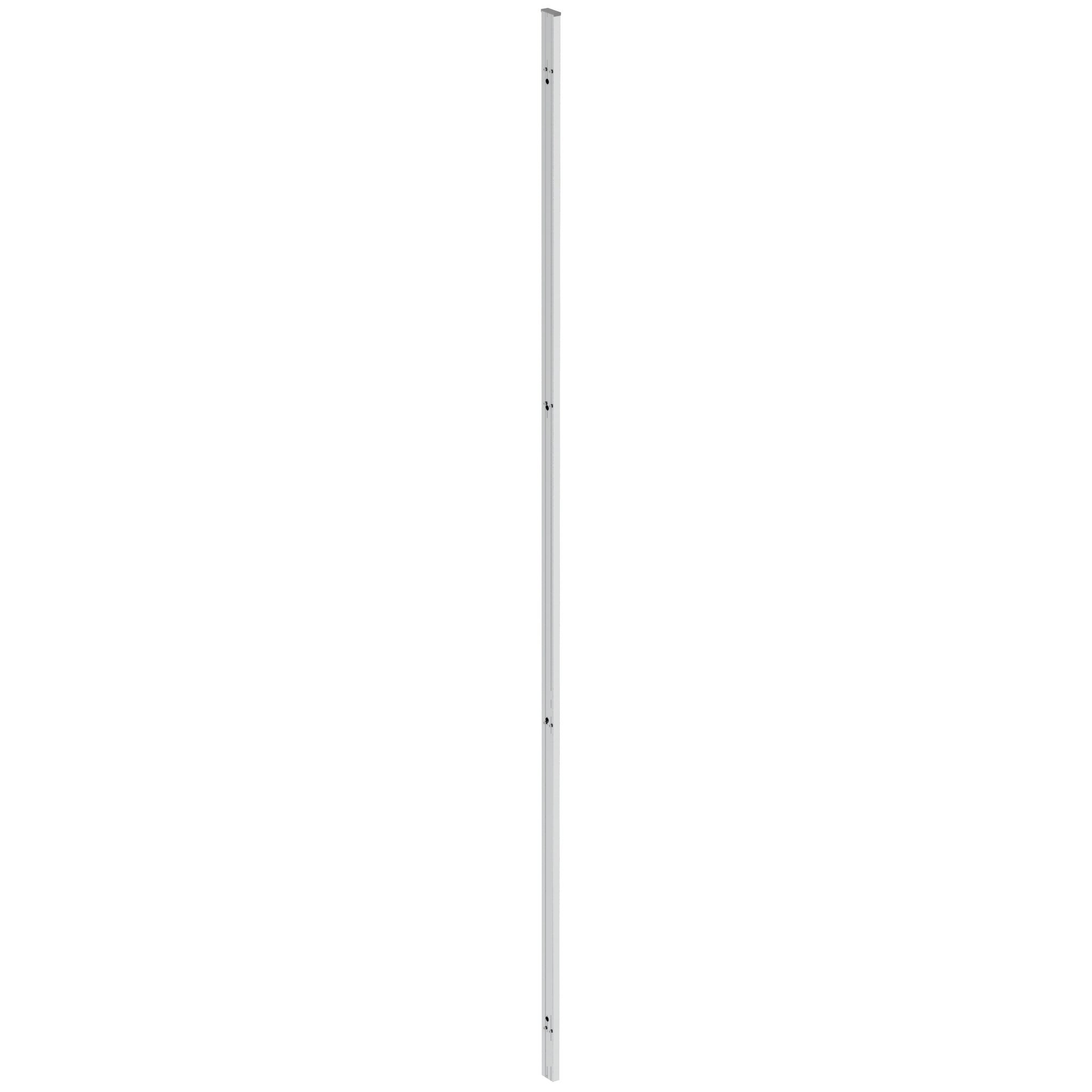 IS i.life 900 Hinged Angle Bathscreen with Towel Rail  with Idealclean clear glass - bright silver finish