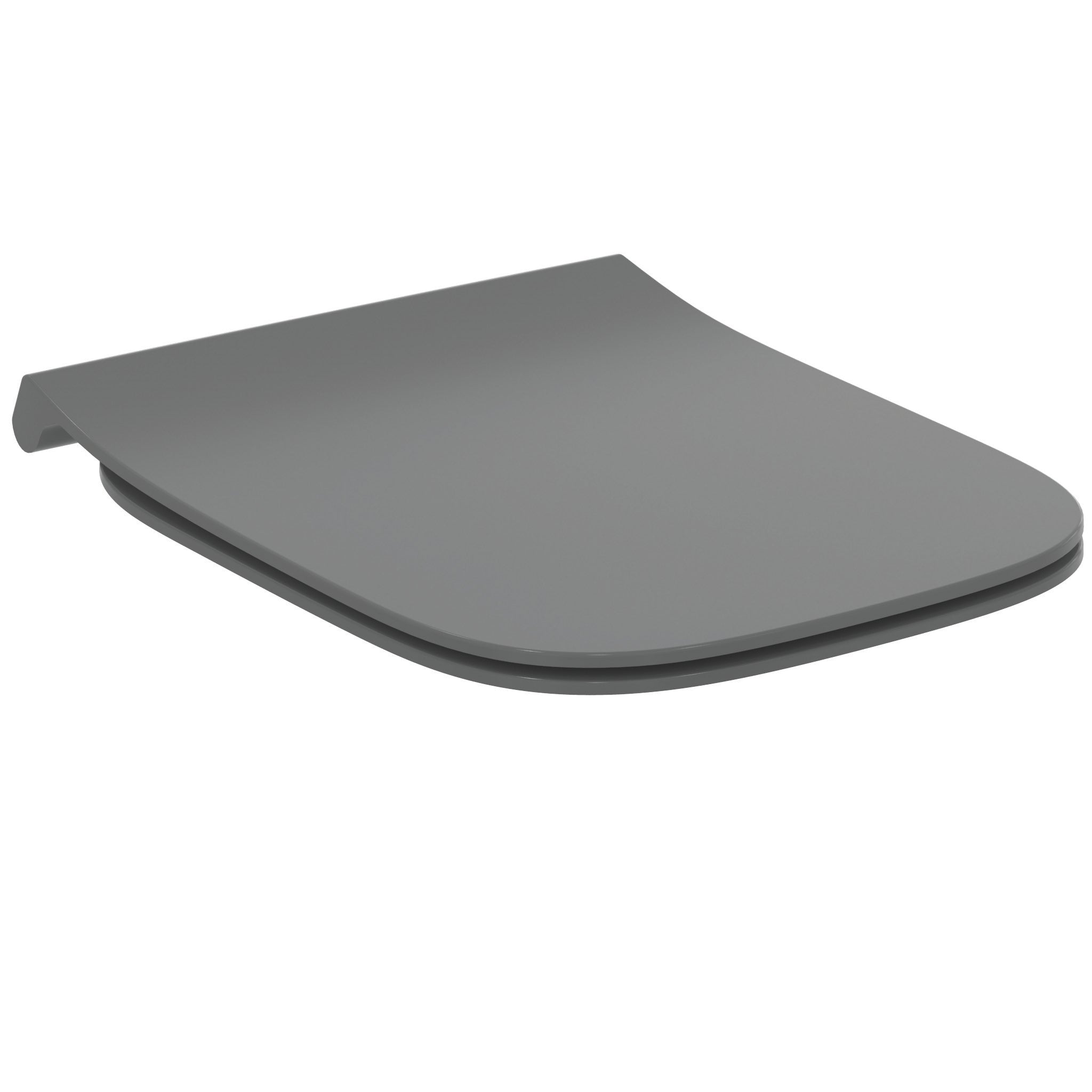 i.life B Seat & cover, slim, slow close, gloss grey