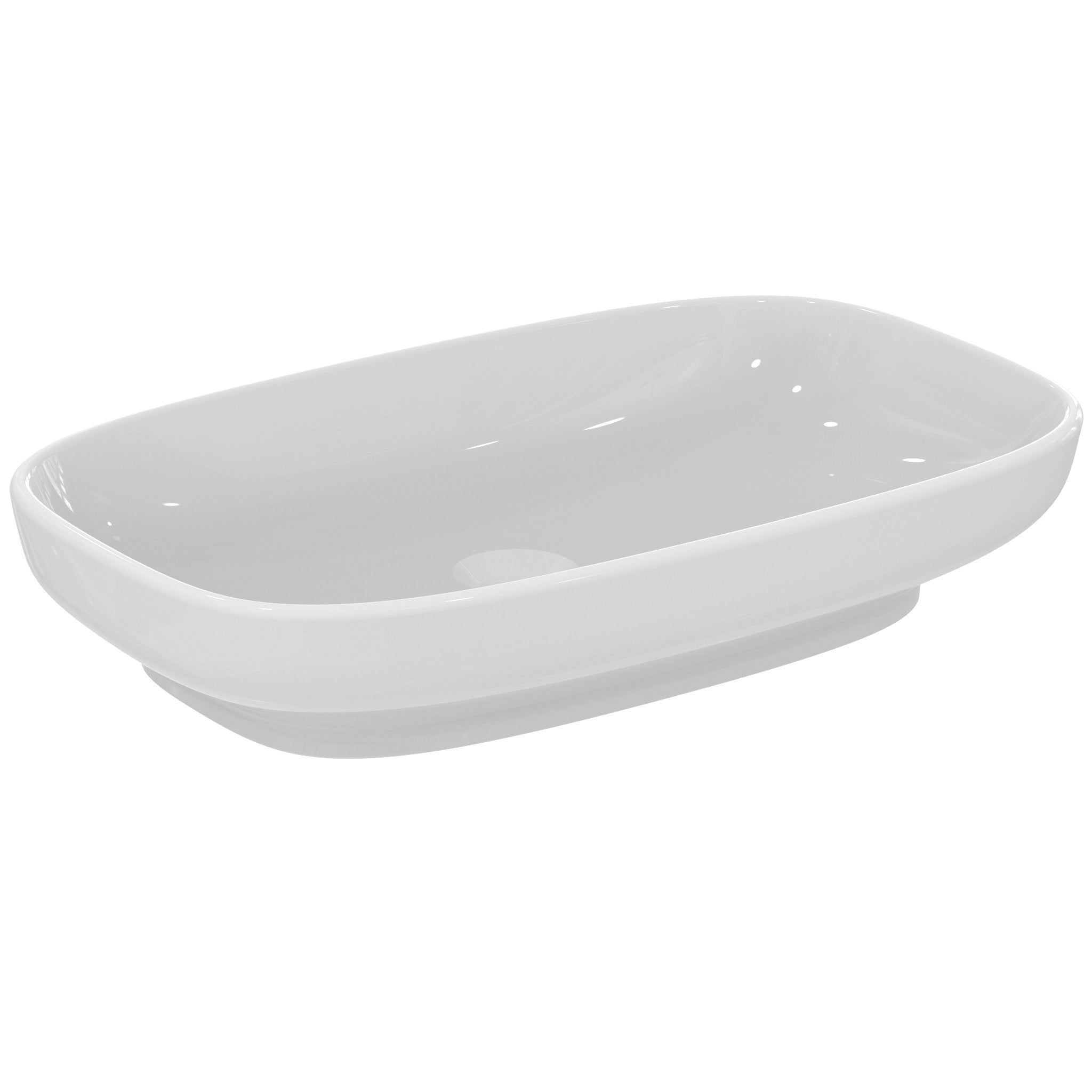 i.life B rectangular vessel washbasin