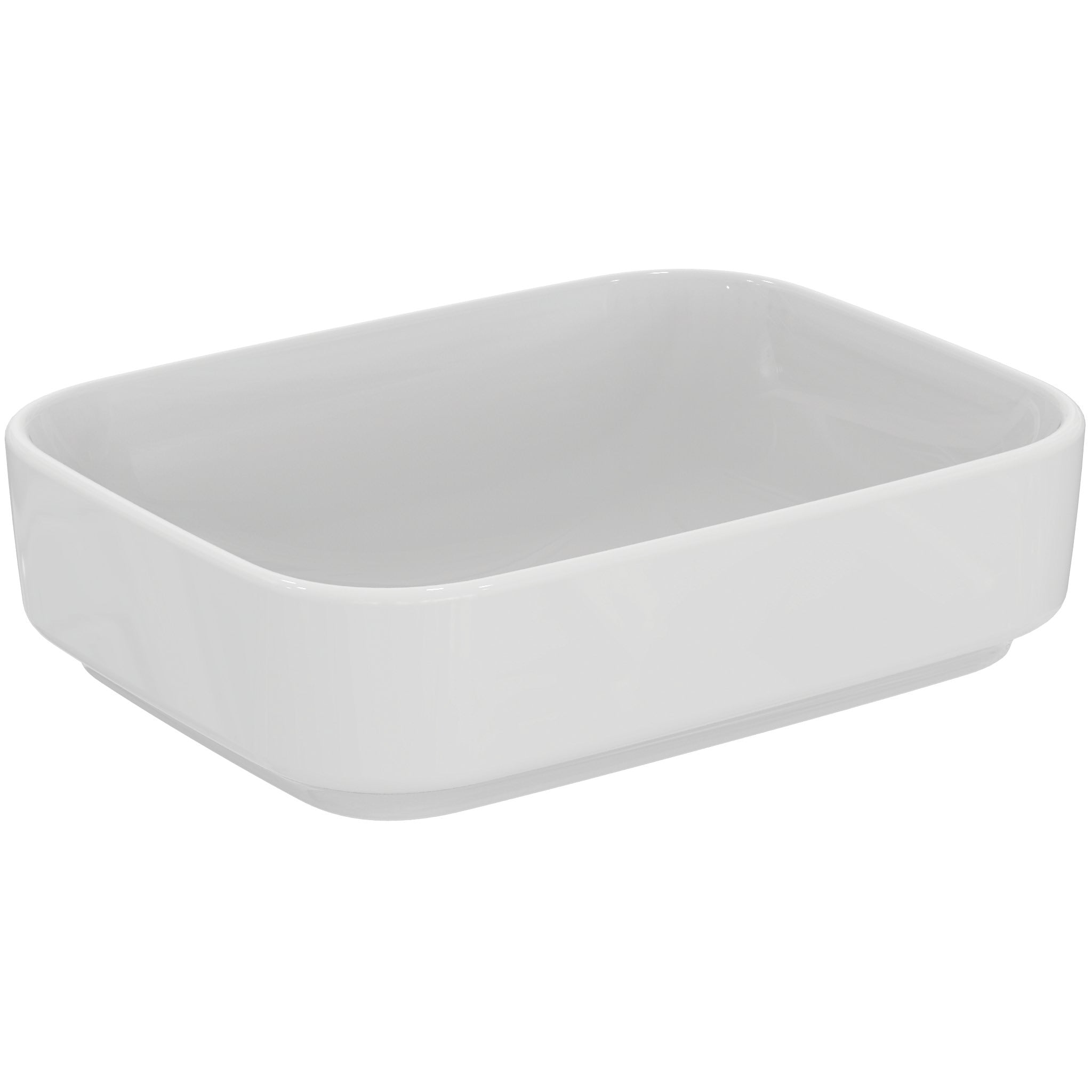 i.life B 40cm round vessel washbasin, with overflow