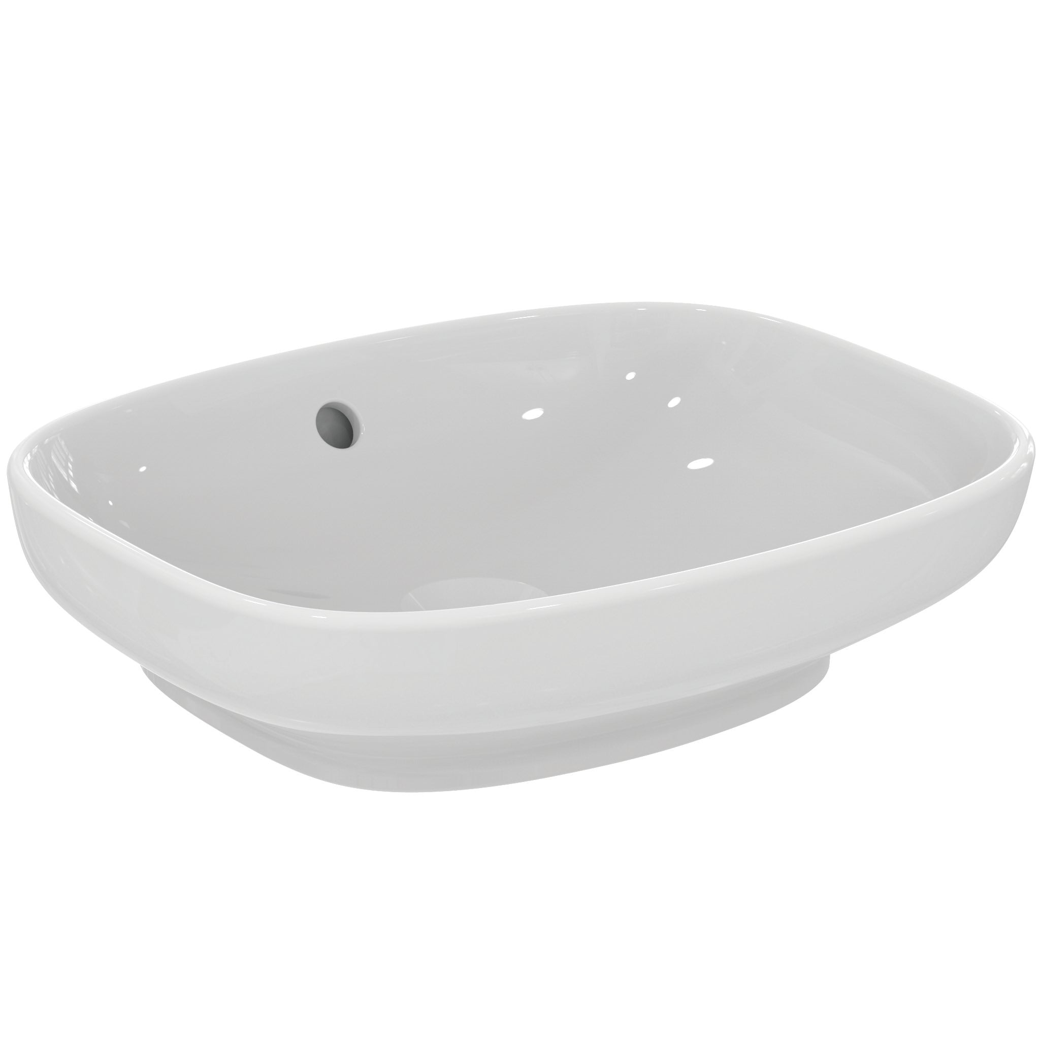 i.life B rectangular vessel washbasin