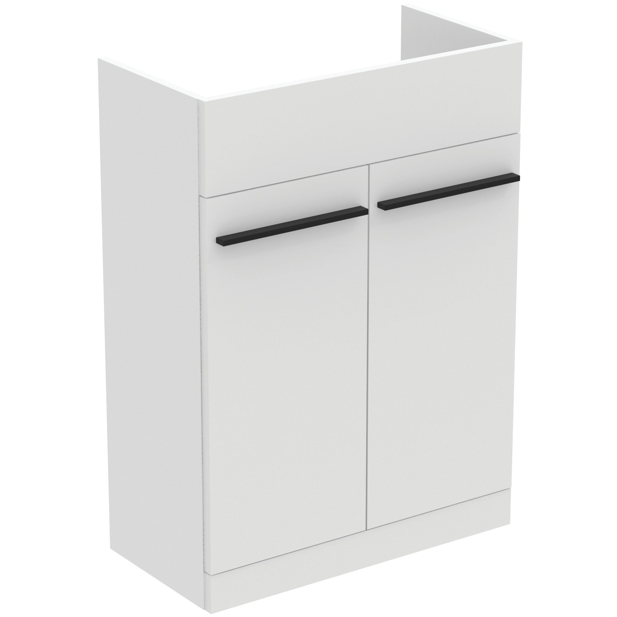 i.life A 60cm semi countertop washbasin unit with 2 doors (separate handles required)