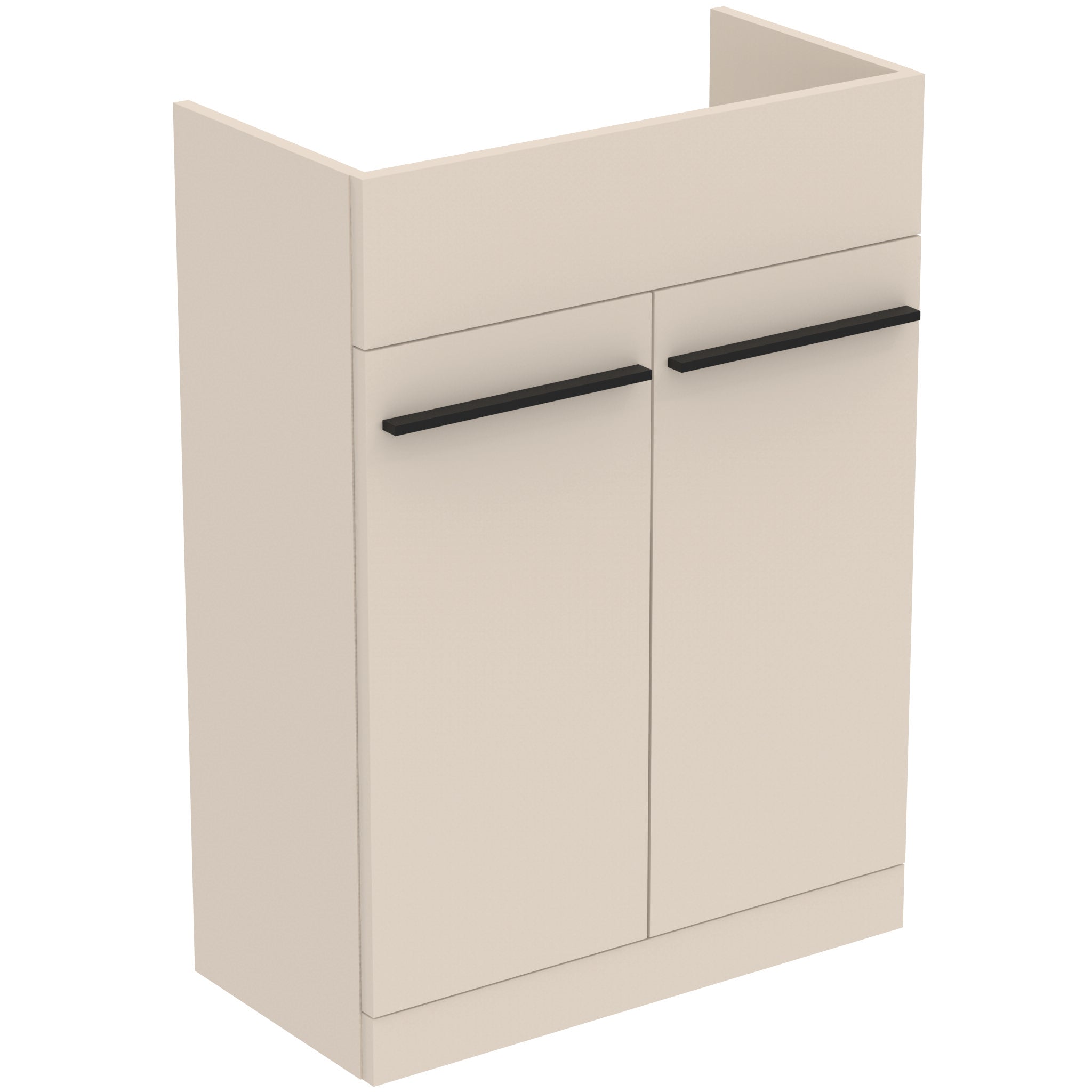 i.life A 60cm semi countertop washbasin unit with 2 doors (separate handles required)