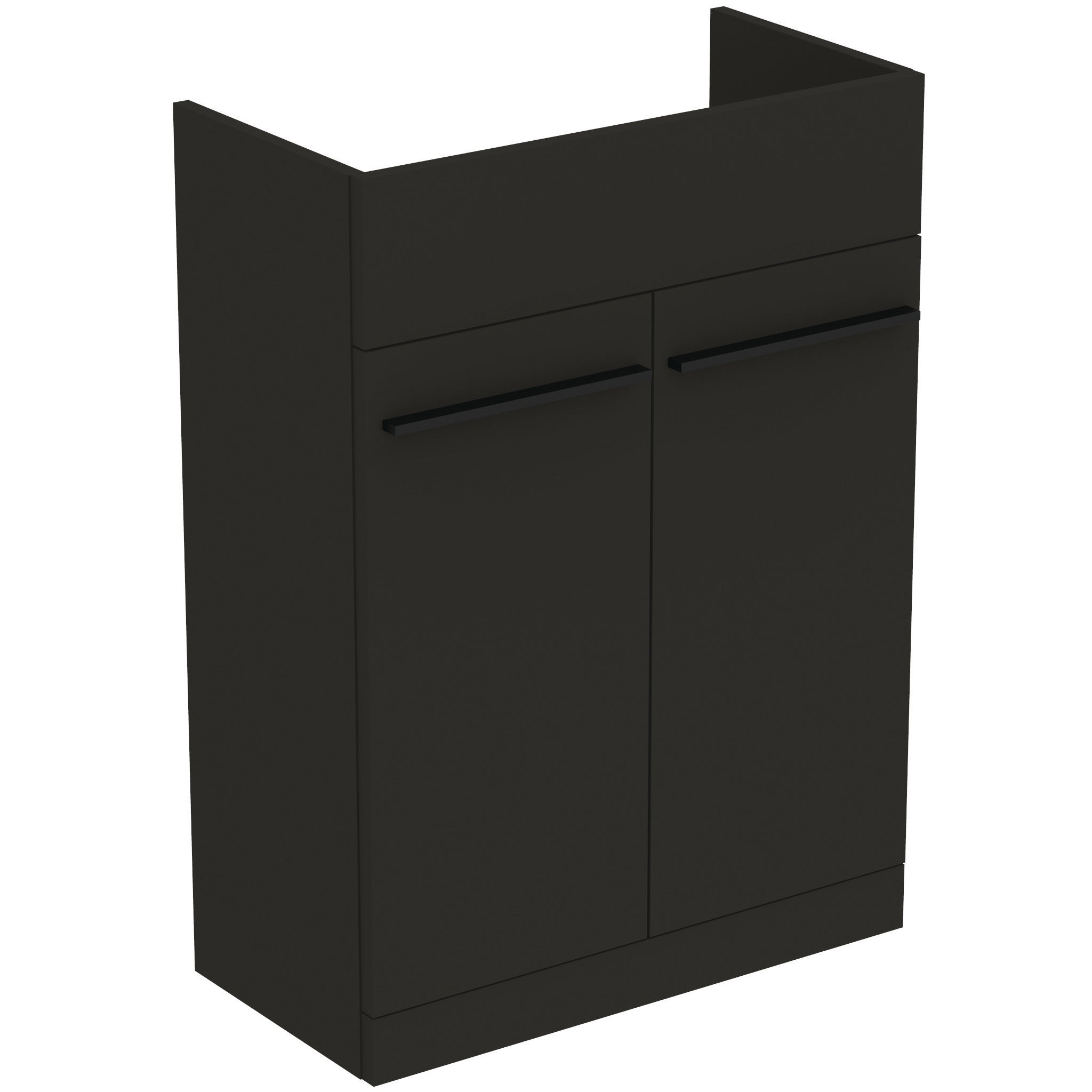 i.life A 60cm semi countertop washbasin unit with 2 doors (separate handles required)