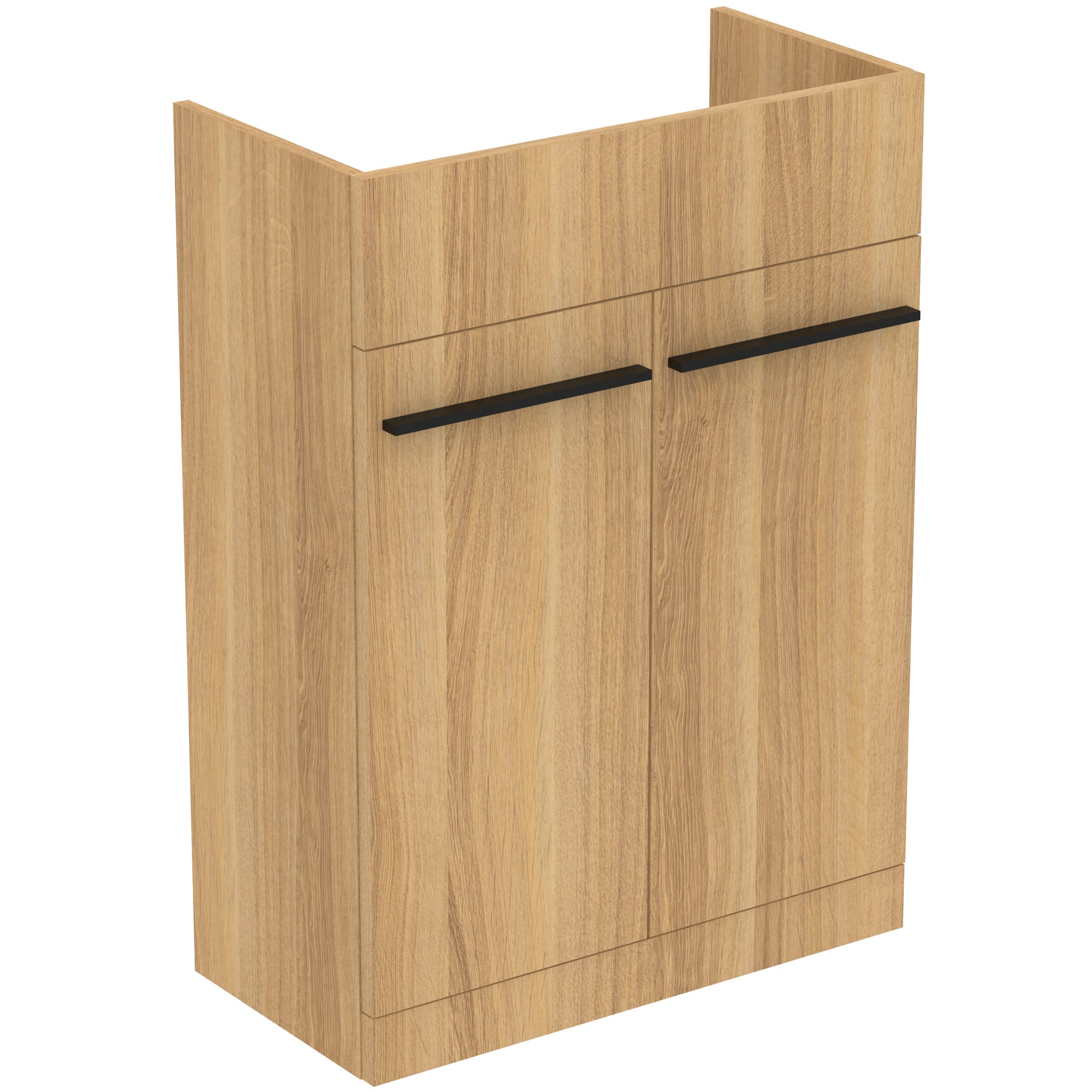 i.life A 60cm semi countertop washbasin unit with 2 doors (separate handles required)