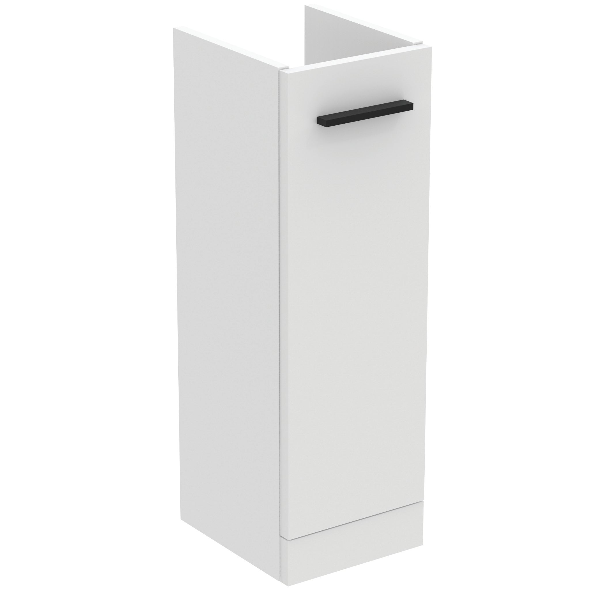 i.life A 23cm pedestal washbasin unit with 1 door (separate handle required)