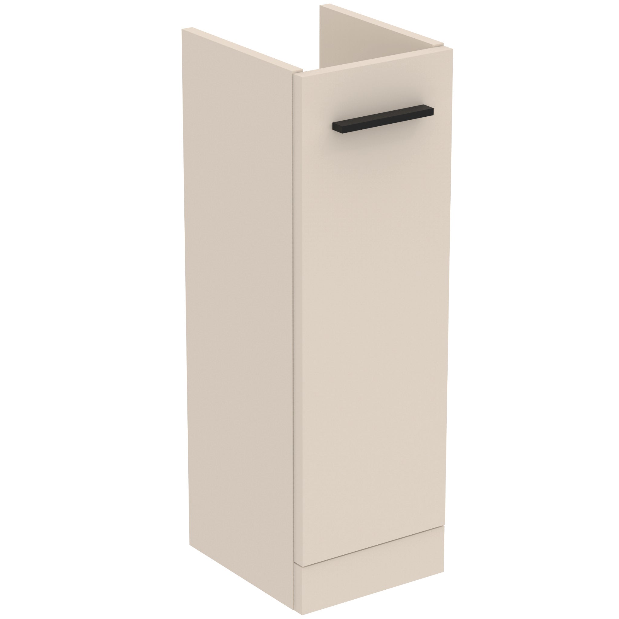 i.life A 23cm pedestal washbasin unit with 1 door (separate handle required)