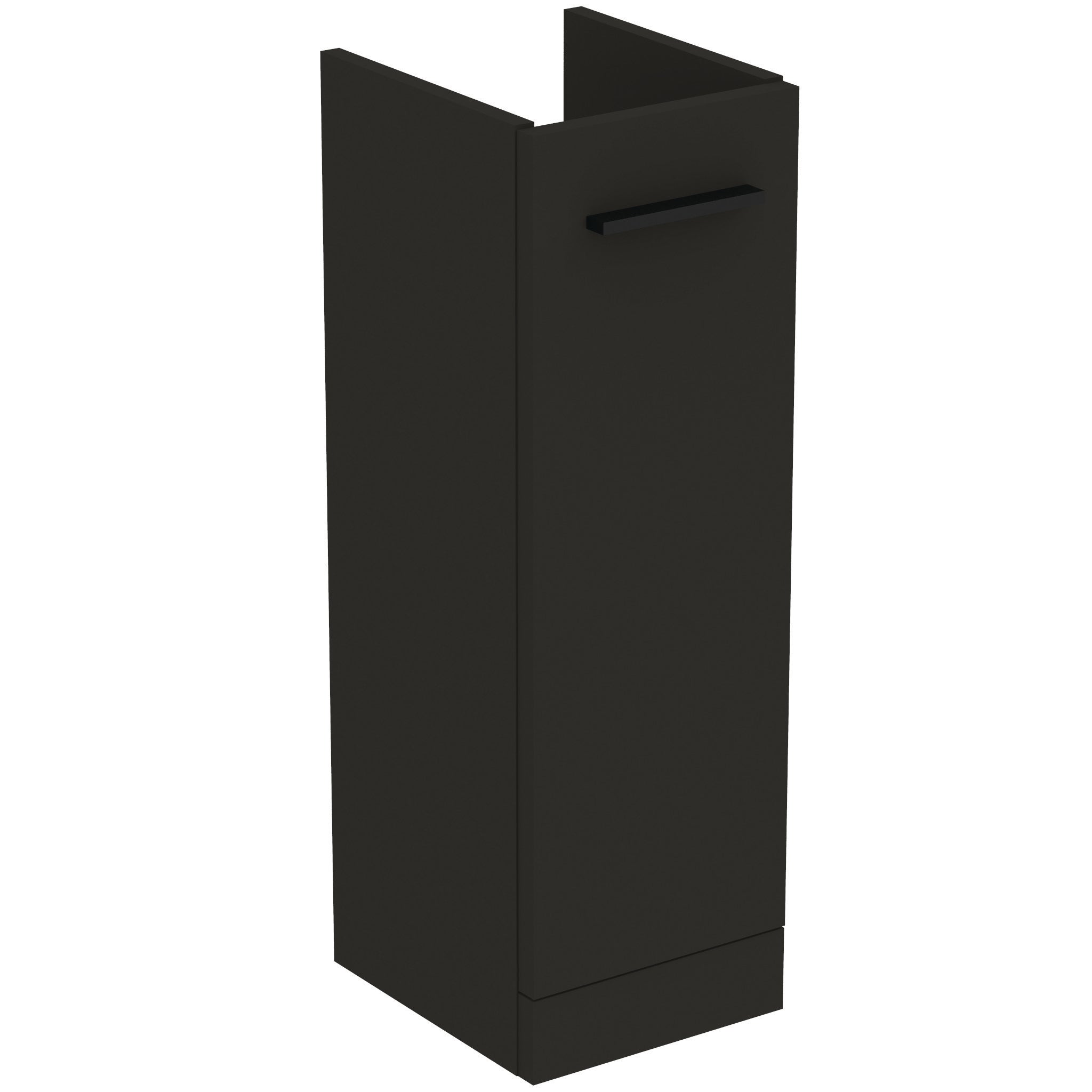 i.life A 23cm pedestal washbasin unit with 1 door (separate handle required)