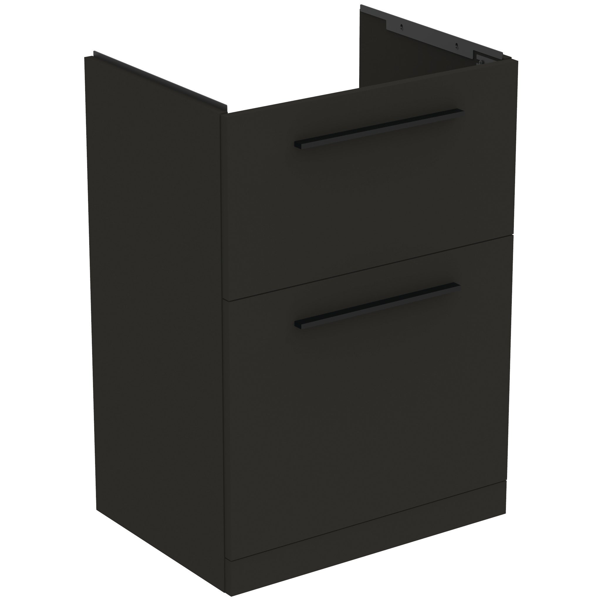 i.life A 60cm floor standing vanity unit with 2 drawers (separate handles required)