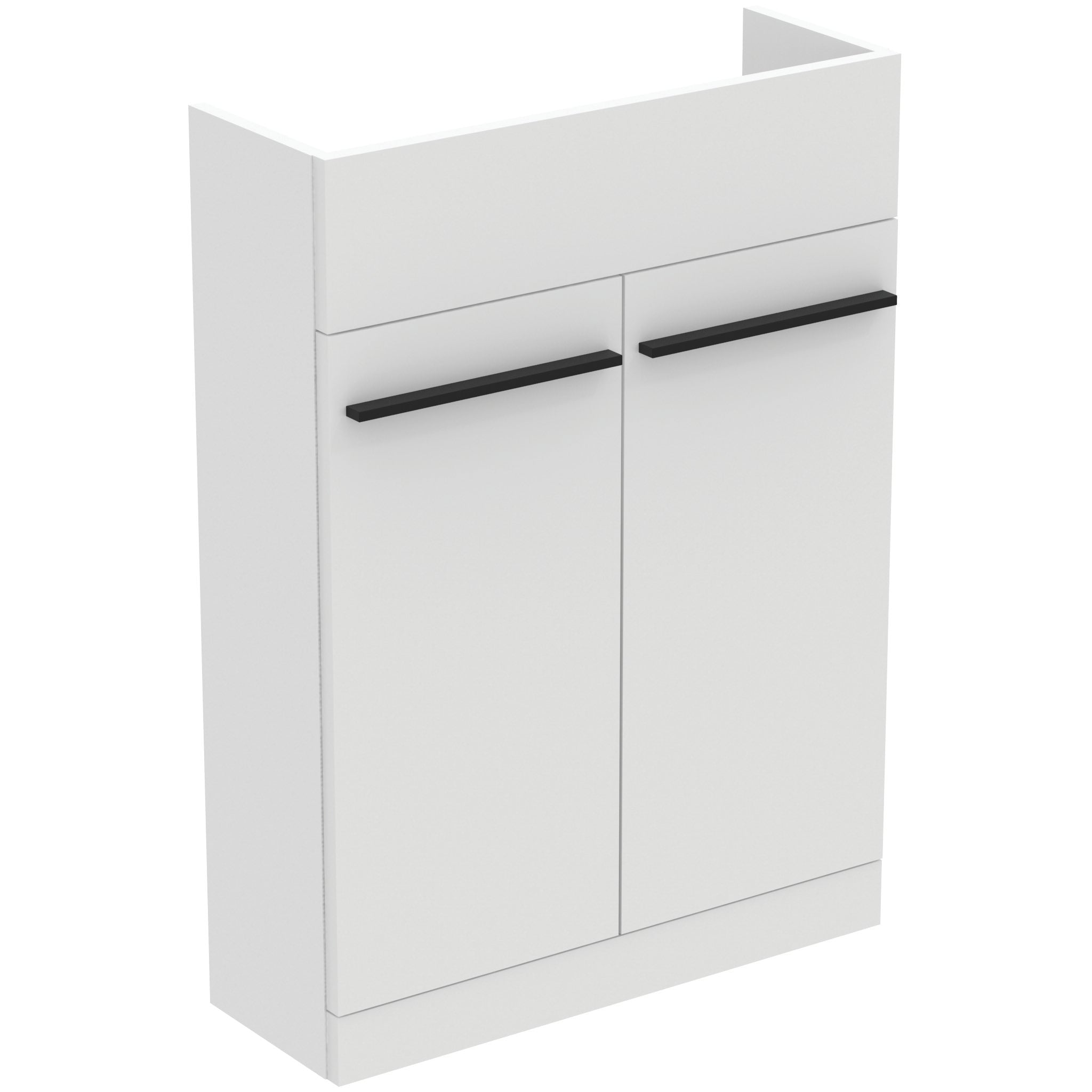 i.life S 60cm compact semi countertop washbasin unit with 2 doors (separate handles required)