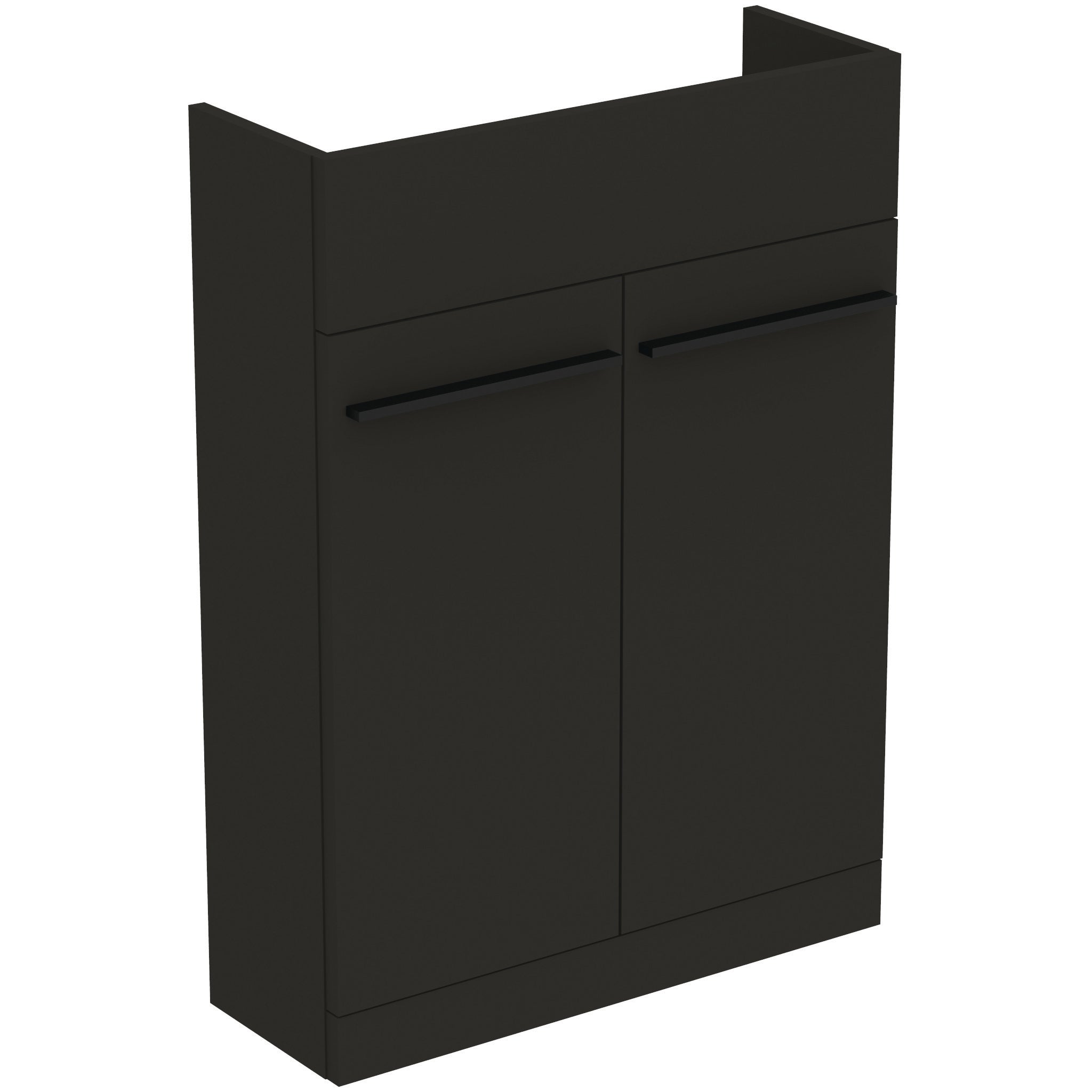 i.life S 60cm compact semi countertop washbasin unit with 2 doors (separate handles required)