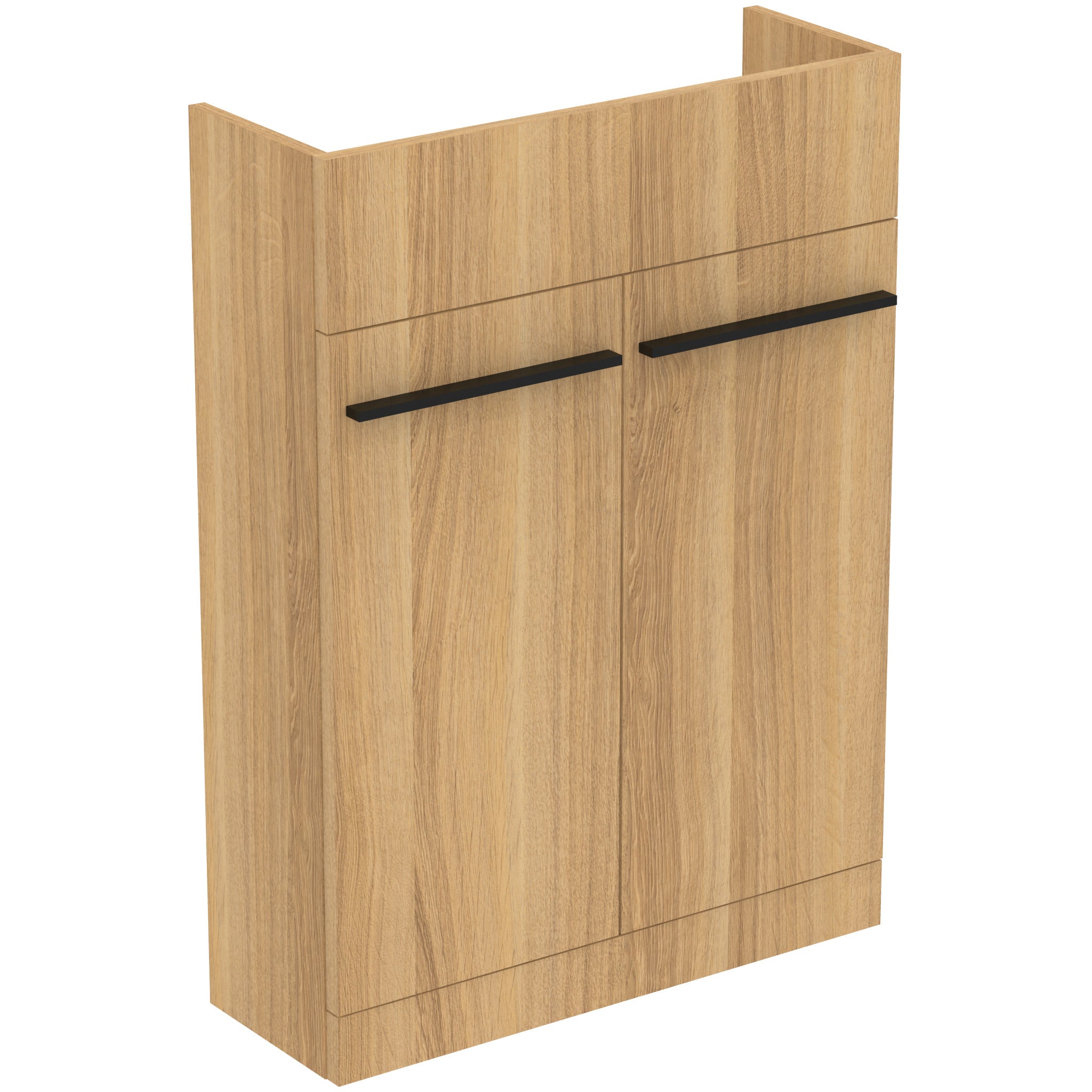 i.life S 60cm compact semi countertop washbasin unit with 2 doors (separate handles required)