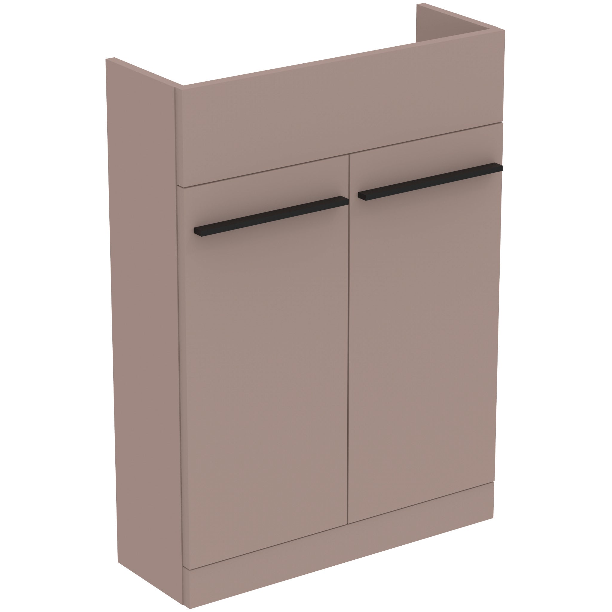 i.life S 60cm compact semi countertop washbasin unit with 2 doors (separate handles required)