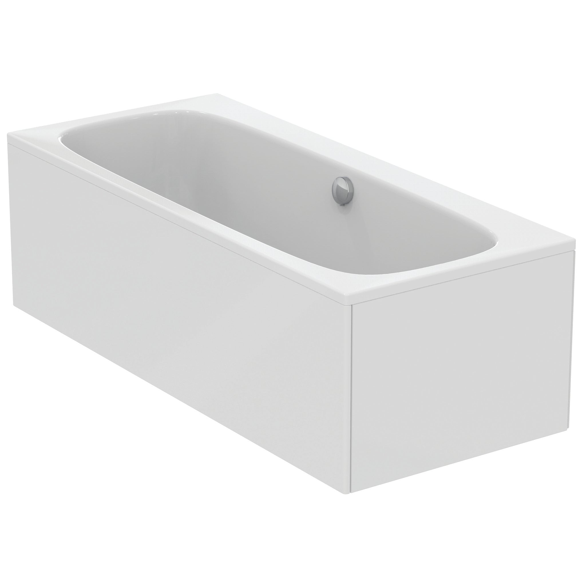 Ideal Standard i.life 170 x 75cm Idealform Plus+ double ended bath - no tapholes