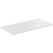UltraFlat Evo square shower tray - glossy white