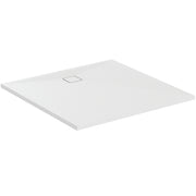 UltraFlat Evo square shower tray - silk white