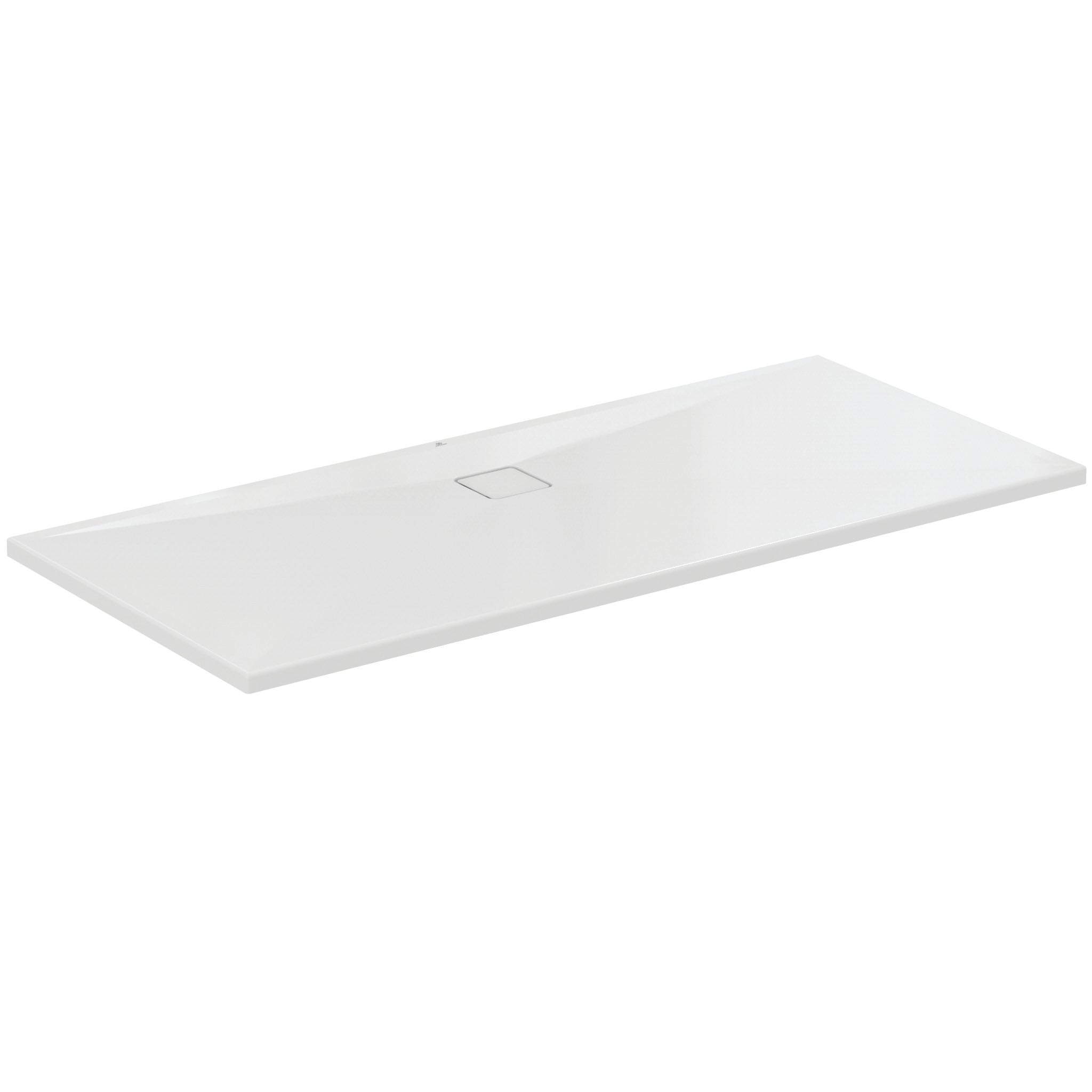 UltraFlat Evo square shower tray - glossy white