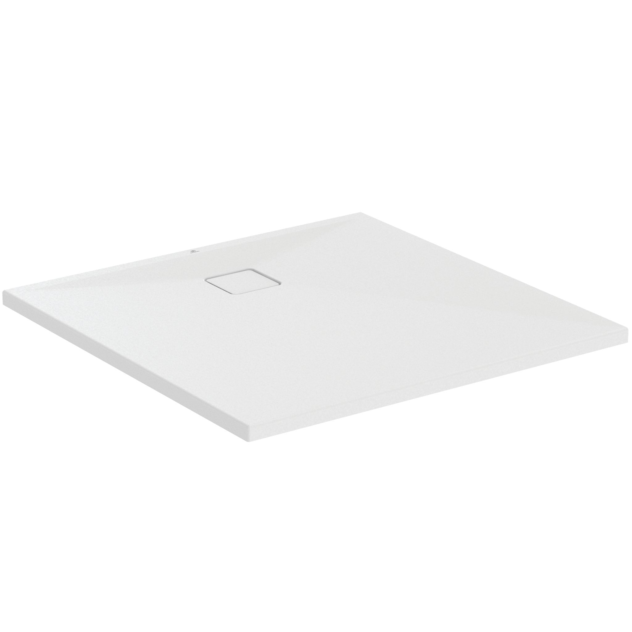 UltraFlat Evo square shower tray - silk white