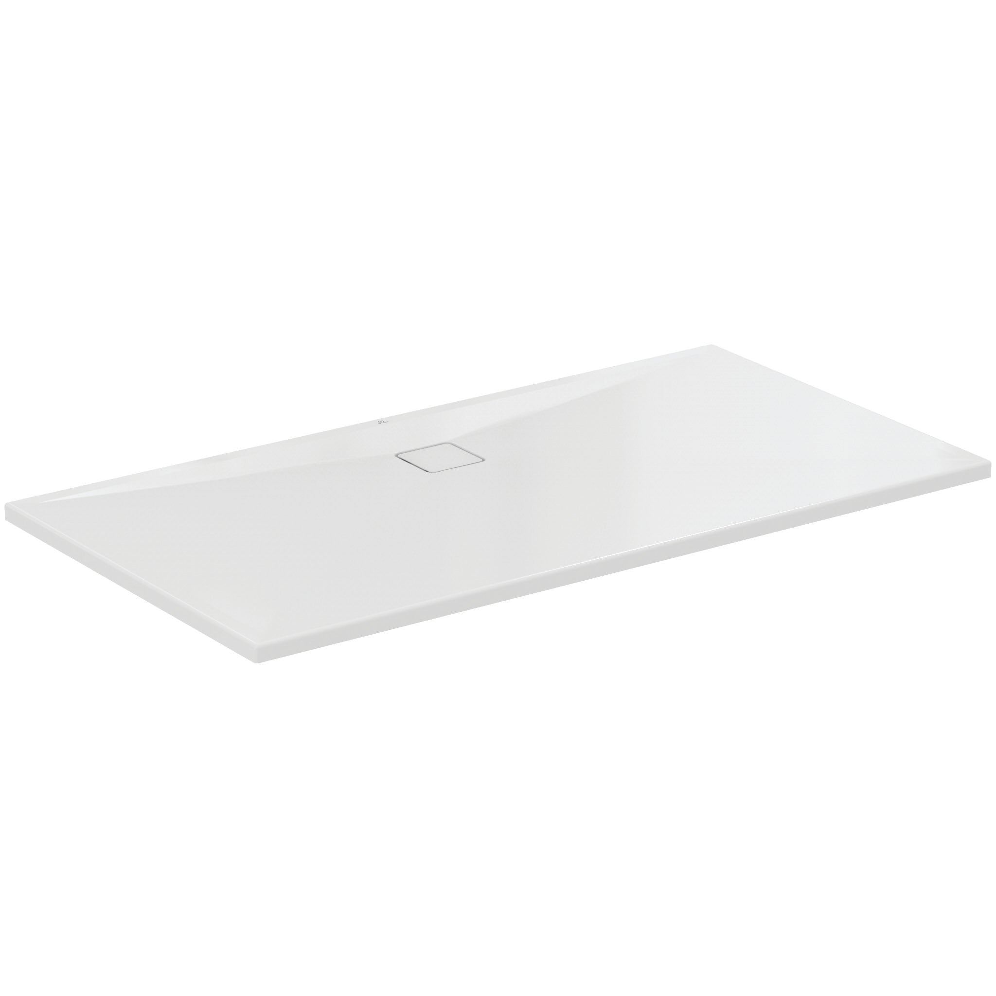 UltraFlat Evo square shower tray - glossy white
