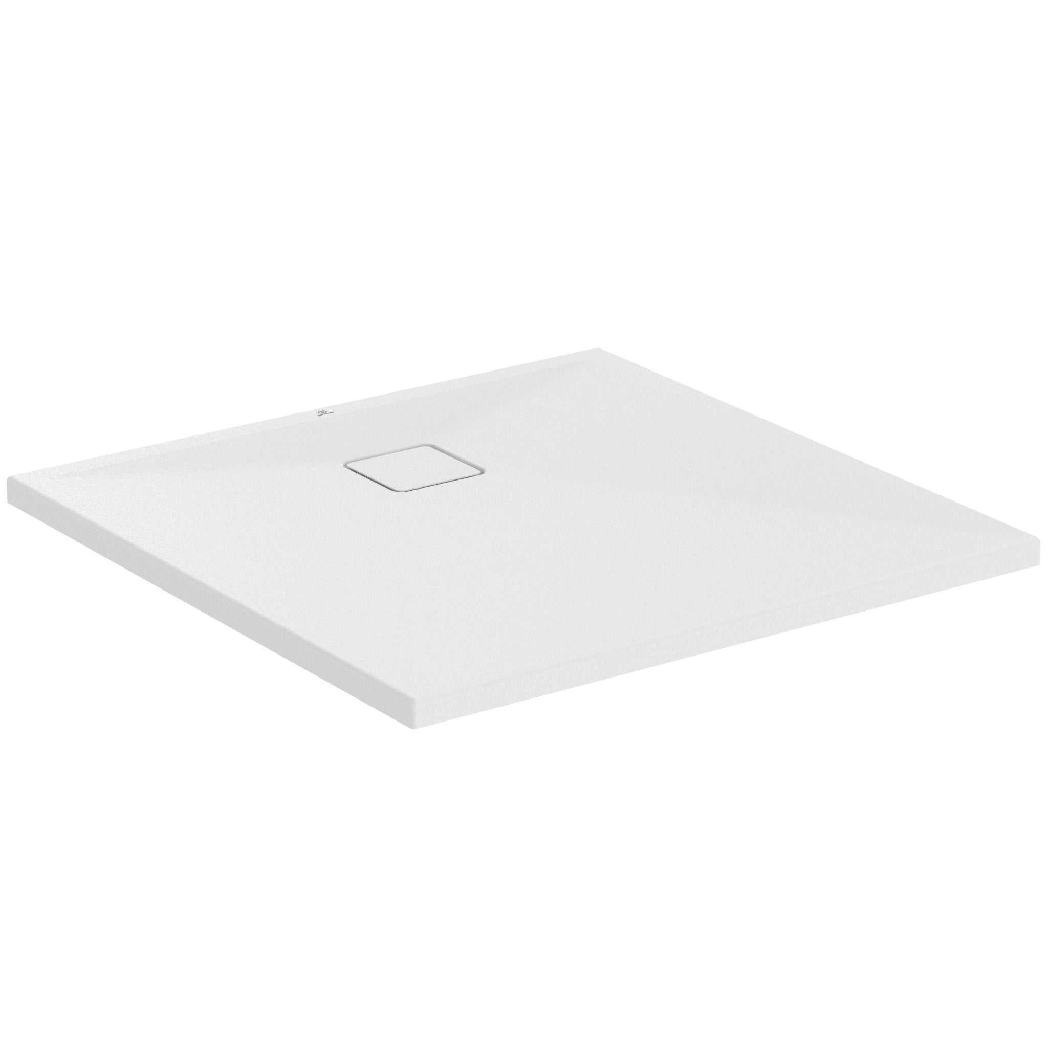 UltraFlat Evo square shower tray - silk white