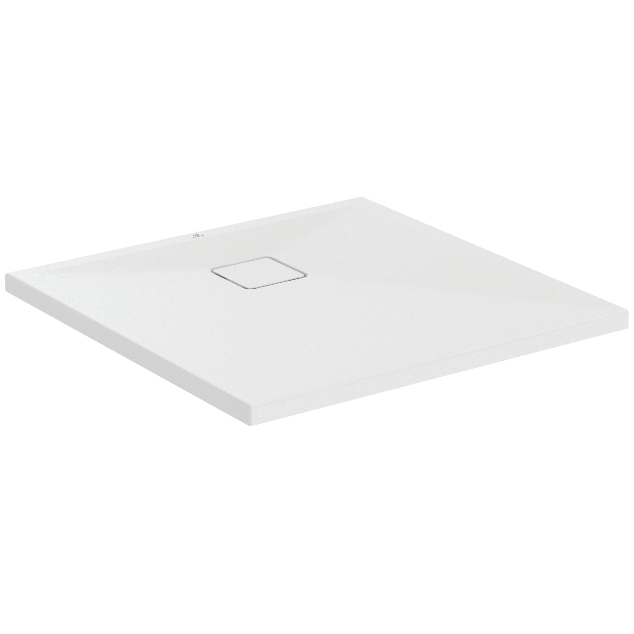 UltraFlat Evo square shower tray - silk white
