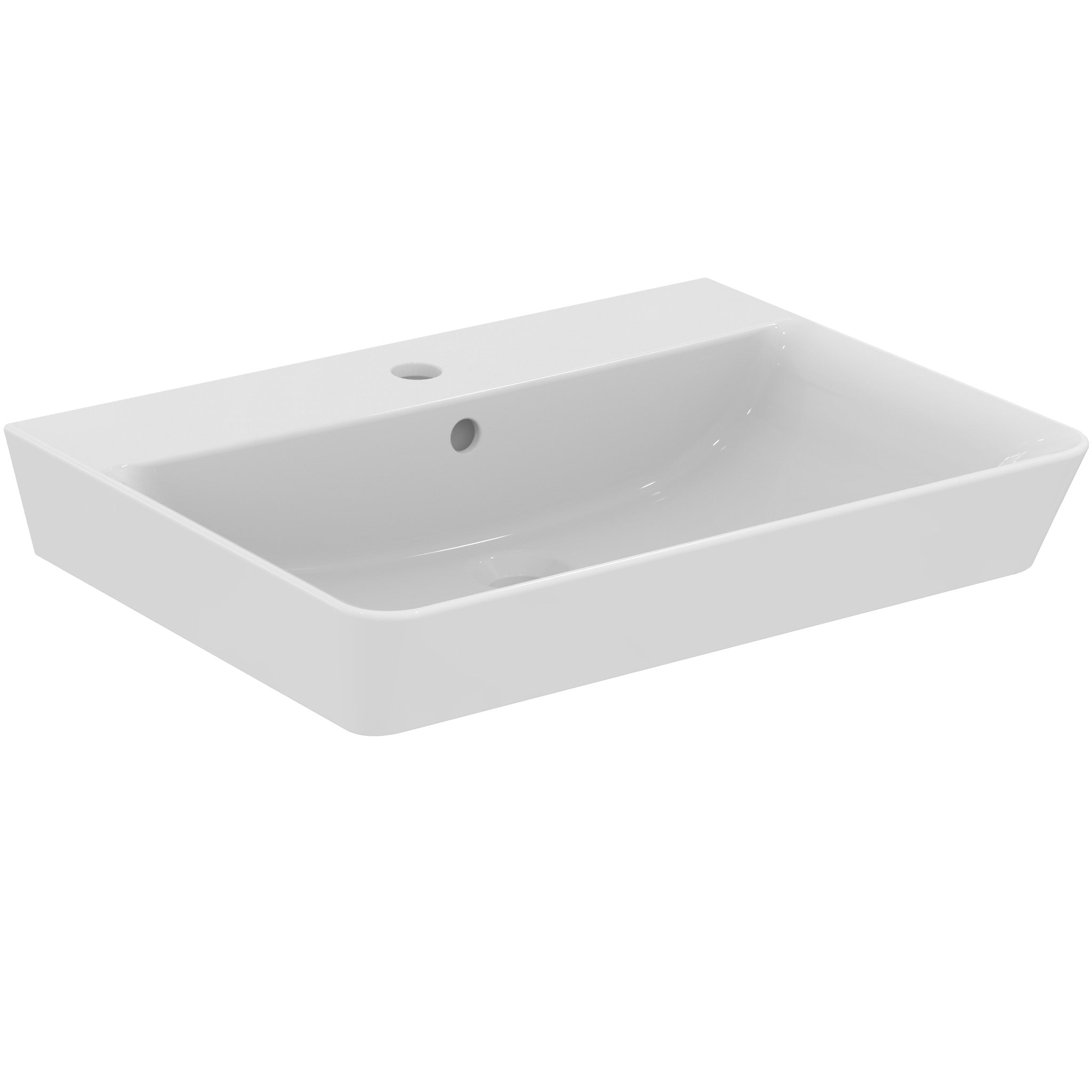 UltraFlat Evo square shower tray - glossy white