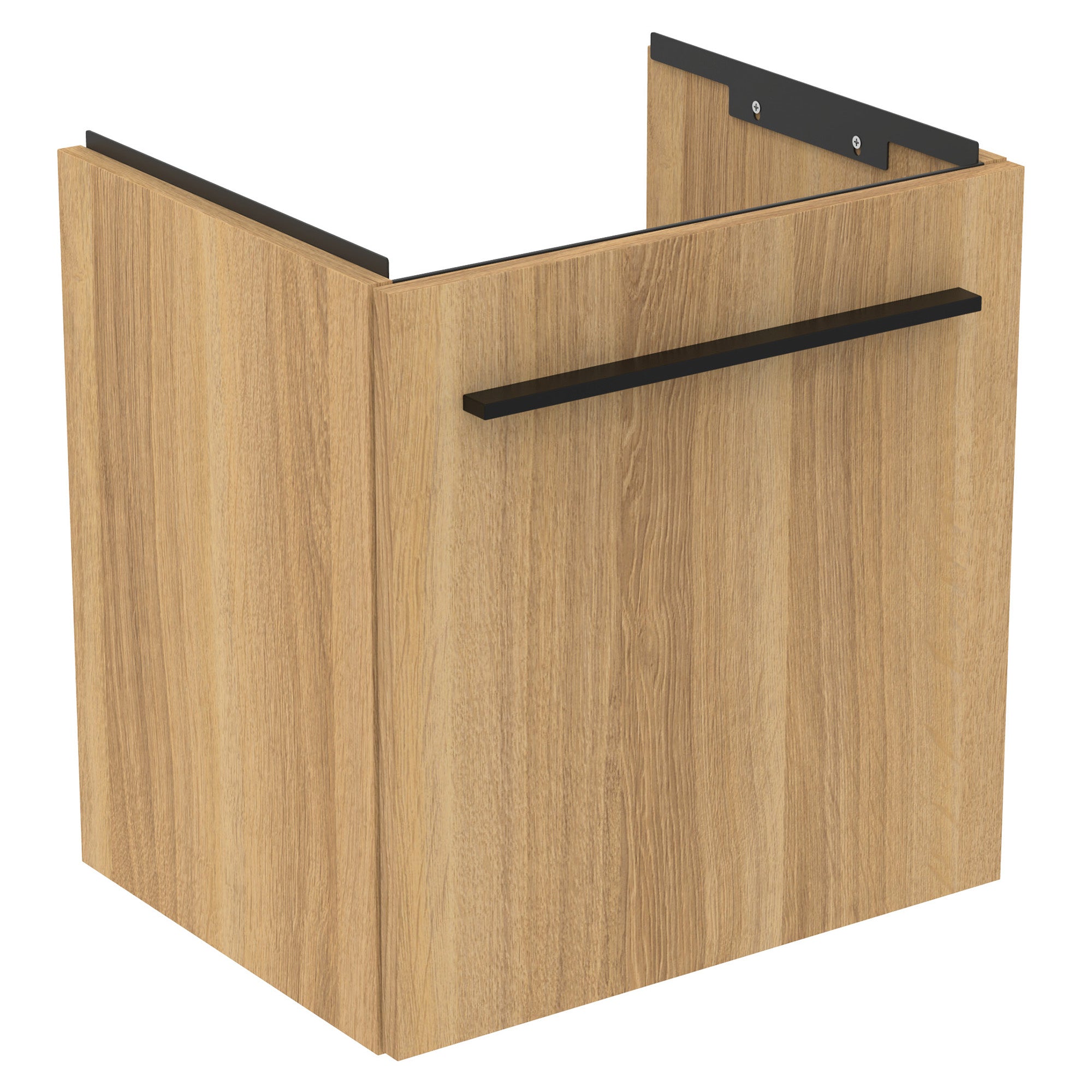 i.life S 45cm wall mounted washbasin unit with 1 drawer (seperate handle required)